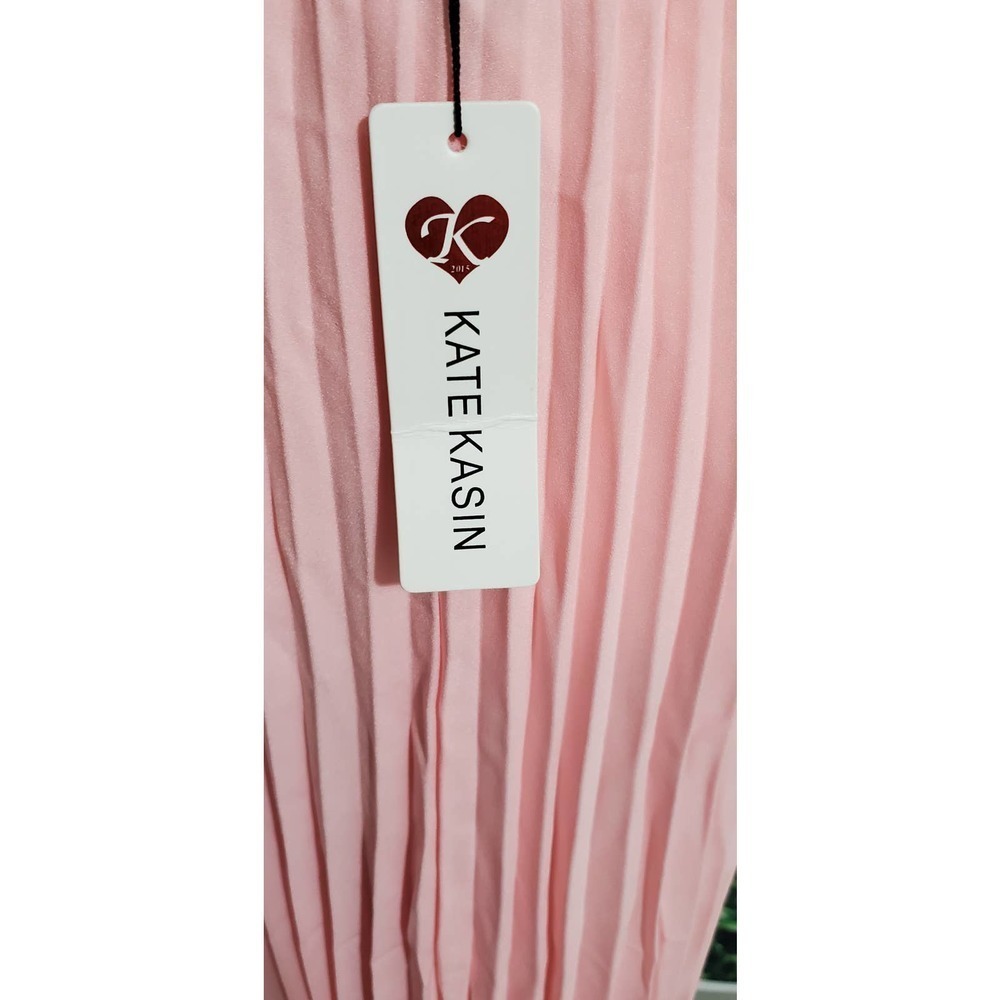Kate Kasin High Waist Pleated A-Line Swing Skirt -Small - Picture 5 of 10